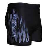 Flame Pattern Men Male Swimming Swimwear Shorts Bathing Suit Trunks Swim Black Blue Beach Wear Briefs beach shorts