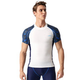 Men Rashguard Swimwear Swim Shirt Pants L-4XL Male Swimsuit UPF 50+ Quick Dry Surfing Clothes Bathing Suit Surf Suit For Surfing