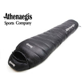 Athenaegis White Goose Down 3000G Filling Can Be Spliced Adult Winter Sleeping Bag Sac De Couchage Slaapzak Lazy Bag