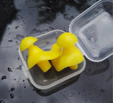 1 Pair Soft Ear Plugs Swimming Silicone Waterproof Dust-Proof Earplugs Diving Water Sports Swim Swimming Anti-noise Accessories