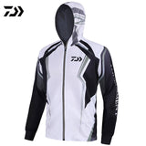 New DAIWA Fishing Vest Men Long Sleeve Quick Dry Fishing Shirts Outdoor Sports FIshing Clothes DAWA Hooded Fishing Jacket