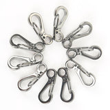 10PCS Carabiner Climb Clasp Clip HookTravel Kit Camping Equipment Outdoor Survival Gear Camp Mountaineering Hiking Fishing Hooks
