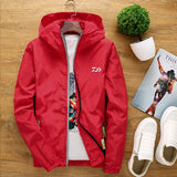 Outdoor  Spring Autumn  Big Size Men Women Jacket Couple Windbreaker Reflective DAIWA Fishing Clothes Hiking Camping Clothing
