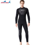 Dive&Sail Men Women 3mm Neoprene One Piece Wetsuit Long Sleeve Full Body Warm Rashguard Diving Swimming Surf  Scuba Wet Suits