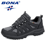 BONA 2020 New Designers Popular Style Men Hiking Shoes Outdoor Sport Shoes Trail Sneakers Man Climbing Athletic Footwear Man