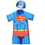 Boy One Piece Swimsuit Swimwear Super hero Bathing Suit Batman Swimming Boys Captain America Kids Sport Baby Beachwear 2020 New