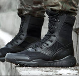 35-47 Size Men Women Ultrallight Outdoor Climbing Shoes Tactical Training Army Boots Summer Breathable Mesh Hiking Desert Boot
