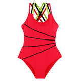 Andzhelika Swimsuit Girls One Piece Swimwear Solid Bandage Bodysuit Children Beachwear Sports Swim Suit Bathing Suit AK8675