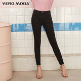 Vero Moda New Arrivals Women's Slim Fit Brushed Villus Lining Crop Jeans | 318349555