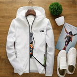 Outdoor  Spring Autumn  Big Size Men Women Jacket Couple Windbreaker Reflective DAIWA Fishing Clothes Hiking Camping Clothing