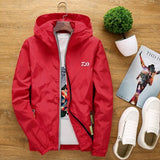 Outdoor  Spring Autumn  Big Size Men Women Jacket Couple Windbreaker Reflective DAIWA Fishing Clothes Hiking Camping Clothing