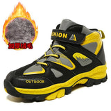 Children Outdoor Sports Hiking Boots Teenagers Mountain Climbing Trekking Shoes Boy Winter Ankle Boots Kids Classic Sneakers