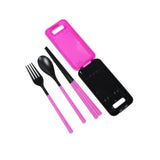 1PCS Camping Portable Cutlery Travel Kids Adult My food picks Fork Picnic Set  for Child dinnerware Camping Picnic Set