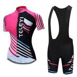2020 female bike clothing uniform Summer short cycling outfit wear Pro bicycle clothes suit dress Outdoor mtb jersey set women