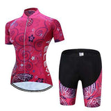 2020 female bike clothing uniform Summer short cycling outfit wear Pro bicycle clothes suit dress Outdoor mtb jersey set women