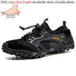 Sanzoog summer Hiking Shoes Men Outdoor Trekking Shoes Anti-Skid Rock Climbing Shoes Tracking Shoes Outventure Mountain Shoes