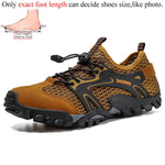 Sanzoog summer Hiking Shoes Men Outdoor Trekking Shoes Anti-Skid Rock Climbing Shoes Tracking Shoes Outventure Mountain Shoes