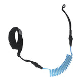 Elastic Strap Surfboard Safe Leg Rope Surfing Foot Paddle Leash Raft Traction Coiled Ankle Kayak Accessory Stretchable Stand Up