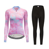 2020 women's cycling jersey set black breathable triathlon suit mtb maillot bicycle clothing kit female outfit bike clothes wear