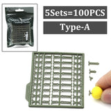 5Set=500PCS Carp Fishing Accessories Micro Bait Stopper Boillies Bait Stop Bead Carp Bait Holder for Hair Rig Tackle Accessories