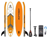 Inflatable Surf Stand Up Sup paddle board iSUP Surfing Paddleboard SURFREN S1 wakeboard bodyboard kayakboat size300*76**13cm