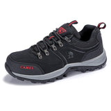CAMEL Men Outdoor Hiking Shoes Leather Anti-skid Comfort Breathable High Quality Mountain Climbing Trekking Hiking Sneakers