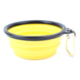 Aollapsible Pet Silicone Bowl Portable Outdoor Camping Travel Folding Dog Bowl Water Bowl Kettle Pet Dog Food Bowl