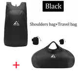 PLAYKING Lightweight Nylon Foldable Backpack Waterproof Backpack Folding bag Ultralight Outdoor Pack for Women Men Travel Hiking