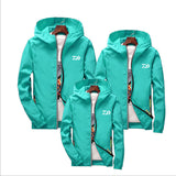 Outdoor  Spring Autumn  Big Size Men Women Jacket Couple Windbreaker Reflective DAIWA Fishing Clothes Hiking Camping Clothing