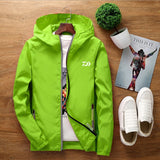 Outdoor  Spring Autumn  Big Size Men Women Jacket Couple Windbreaker Reflective DAIWA Fishing Clothes Hiking Camping Clothing