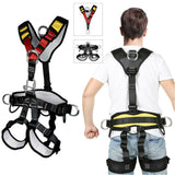 Mountaineering Downhill Safety Belt Aerial Work Protection Equipment Outdoor Expansion Rappelling Climbing Belt Fullbody Harness