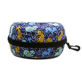 Adult Child Eyewear Case Zipper Water Resistant Portable Spectacle Cases Bag Container Accessories With Hooks For Skiing Goggles
