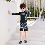 2020 MEIYIER Korean rashguard girls boys swimsuit UV sun protection kids swim surf rash guard suit for teens 2-16 Years