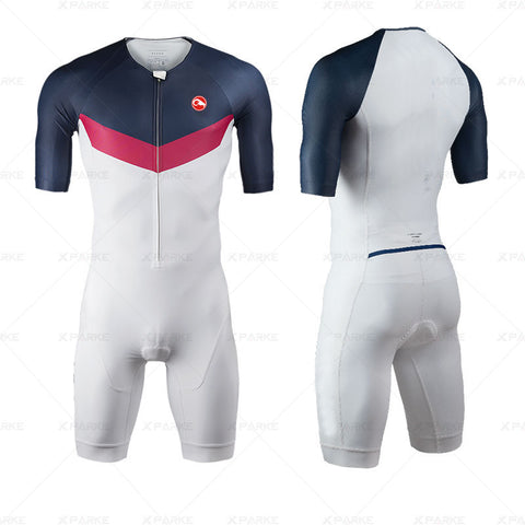 New RYZONING Summer outdoor body triathlon men cycling jersey MTB bike skinsuit sports suit ciclismo cycling clothes jumpsuit