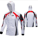 2020 New Summer Outdoor Sport Shirt Clothing Men Fishing Shirts Long Sleeve Breathable Quick Dry Coat Hooded Fishing Clothes
