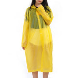 Adult children men and women hooded raincoat EVA matte thick rain clothes waterproof rain transparent outdoor camping set