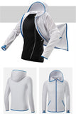 Fishing Men/woman Clothes Tech Hydrophobic Clothing Casual Outdoor Camping Hooded Jackets Ice silk Waterproof Fishing Clothes