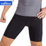 SABOLAY Men Rashguard Lycra Quick Dry Swimsuit Surf Sunscreen UV Protection Rash Guard Diving Suit Tight Beach Shirt Short Trunk